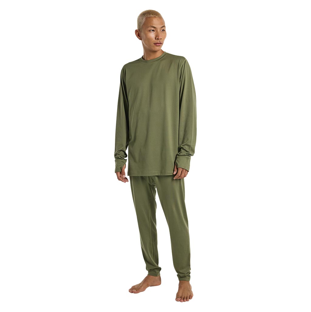 Burton Midweight Thermal Crew - Forest Moss