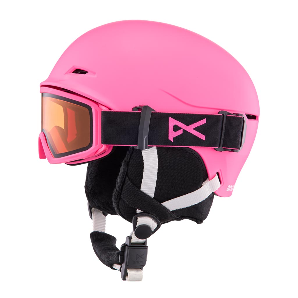 Anon 2025 Define Kids Helmet/Goggle - Pink