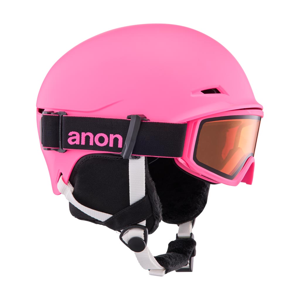 Anon 2025 Define Kids Helmet/Goggle - Pink