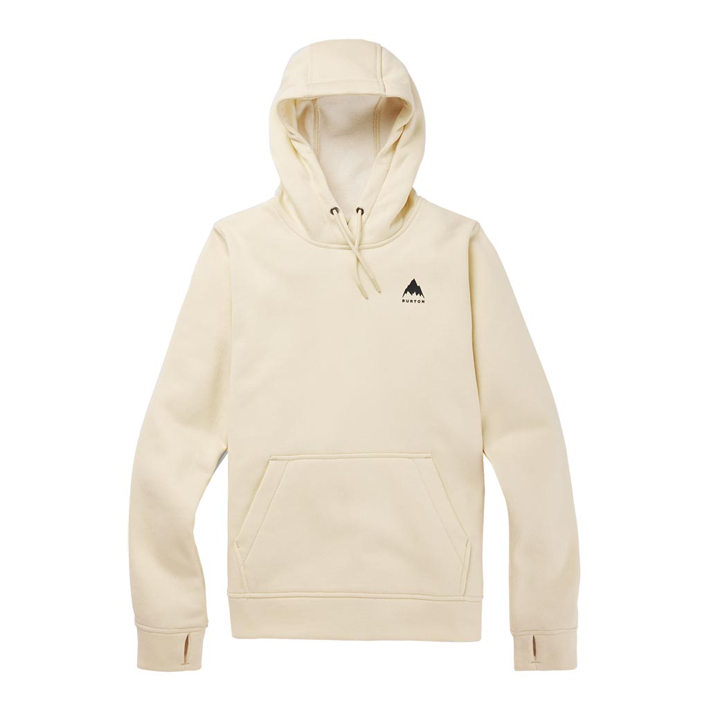 Burton Womens Oak Pullover Hoodie Creme Brulee Heather