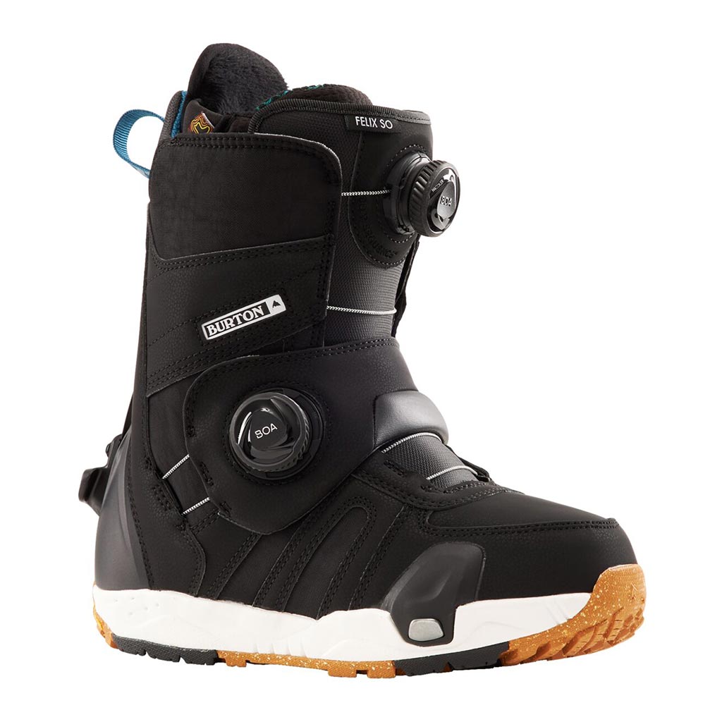 Burton 2025 Wide Womens Felix Step On Boots - Black