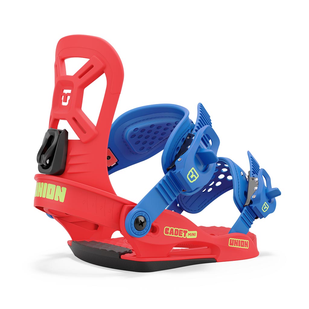 Union 2025 Cadet Mini Kids Bindings - Red