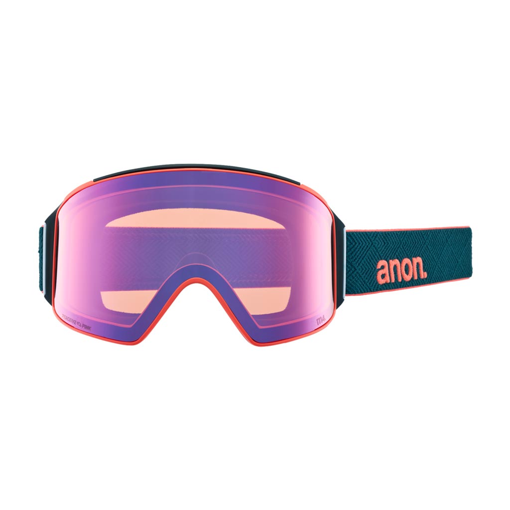 Anon 2025 M4 Cylindrical Goggle - Deep Emerald/Variable Blue