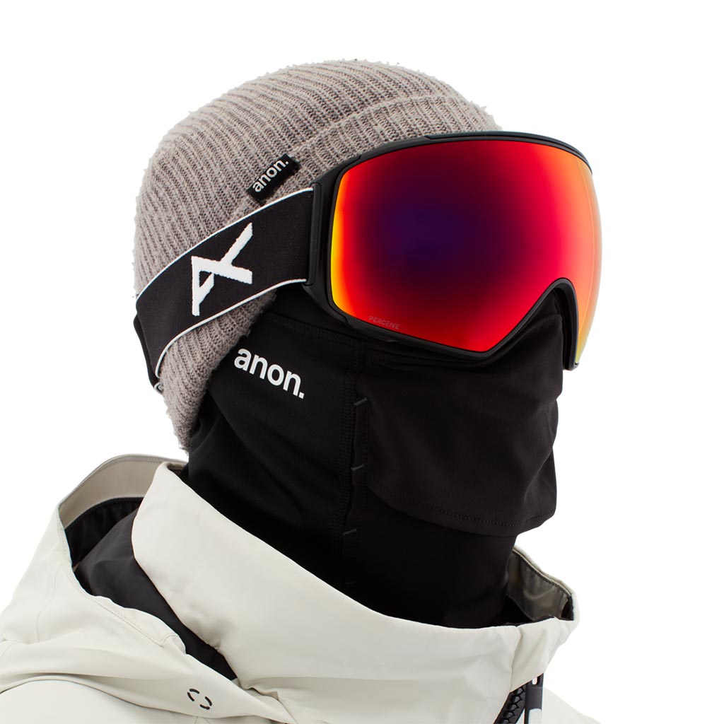 Anon M4 Low Bridge Toric Goggle - Black/Sun Red