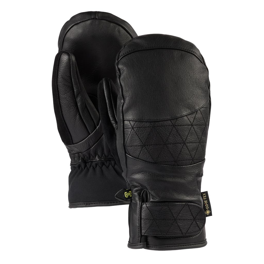 Burton 2025 Womens Gondy Gore Leather Mitt - True Black