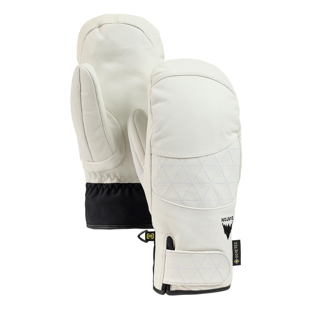 Burton 2025 Womens Gondy Gore Leather Mitt - Stout White