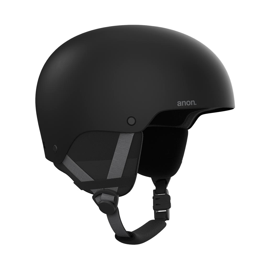 Anon Rime 3 Round Fit Kids Helmet - Black