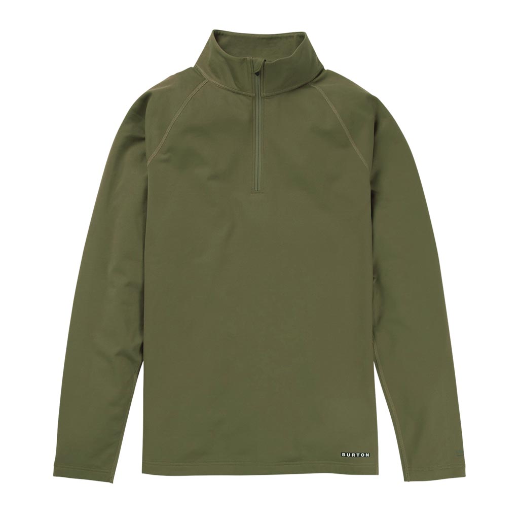 Burton 2025 Heavyweight X 1/4 Zip Thermal Top - Forest Moss