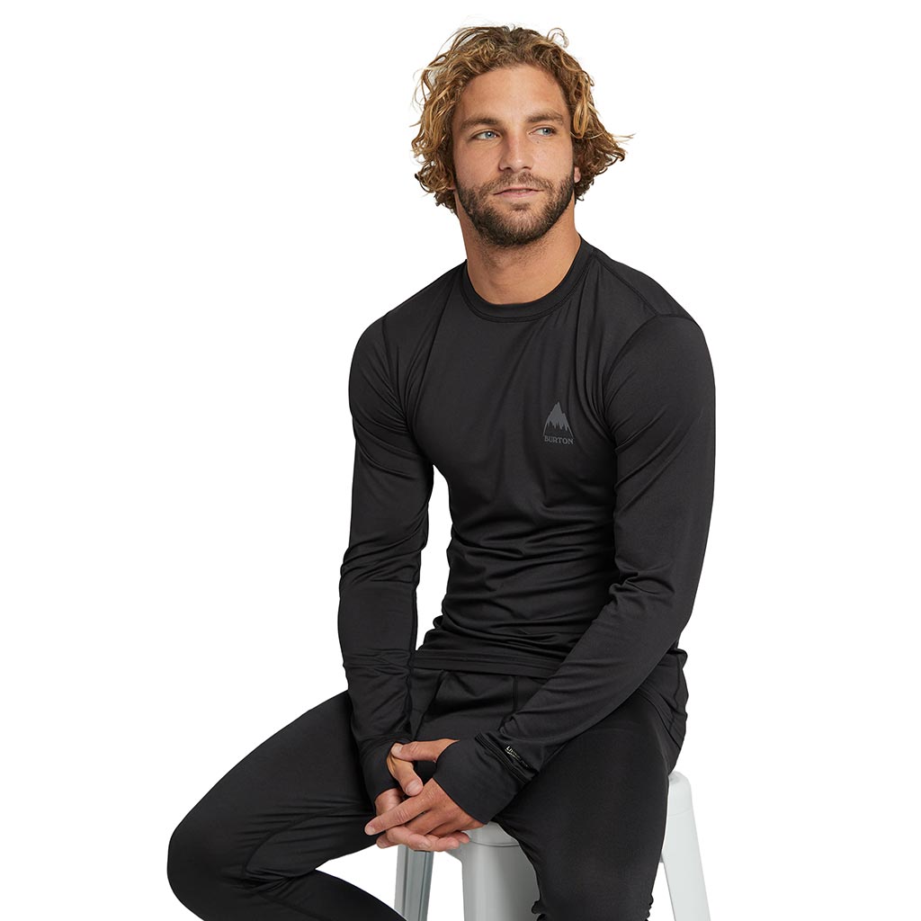 Burton Lightweight X Thermal Crew - True Black