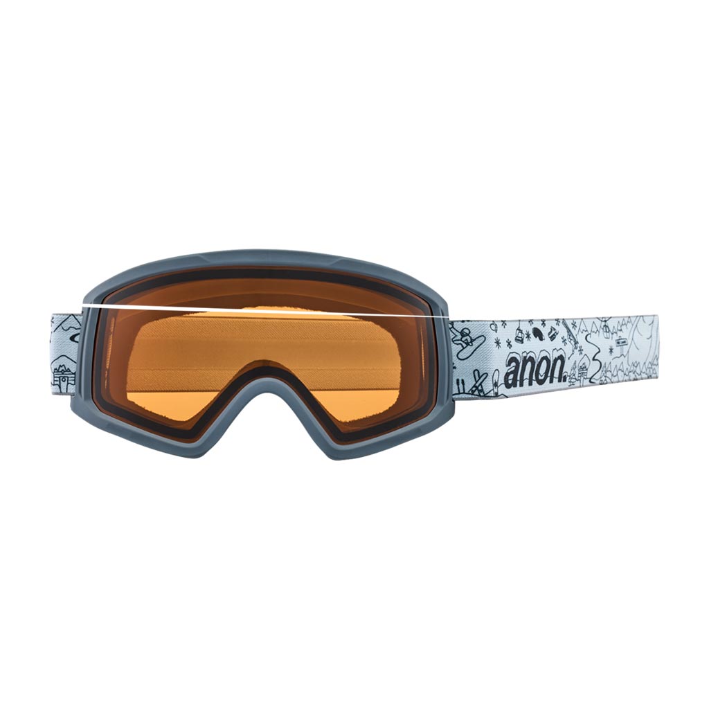 Anon Tracker 2.0 Kids Goggle - Resort Doodles/Amber