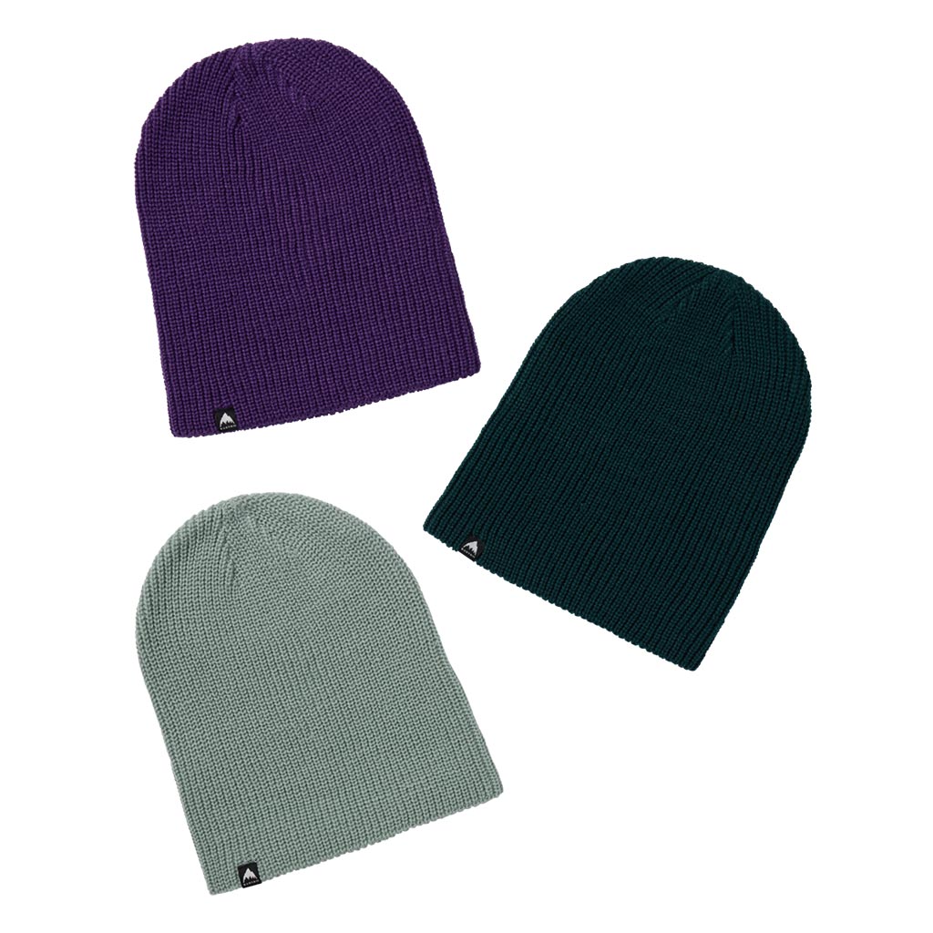 Burton Recycled DND Beanie 3 Pack - Deep Emerald/Petrol Green/Imperial Purple