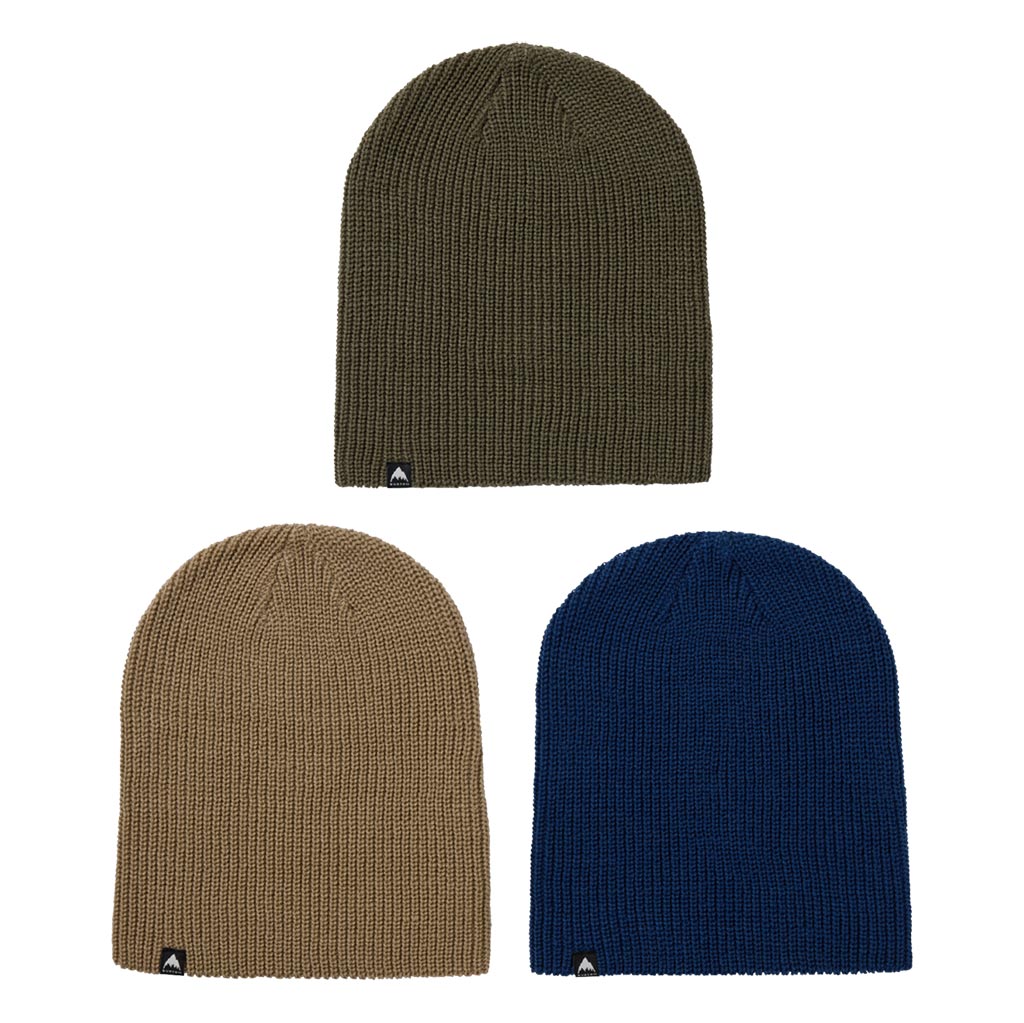 Burton Recycled DND Beanie 3 Pack - Nightfall/Summit Taupe/Forest Moss