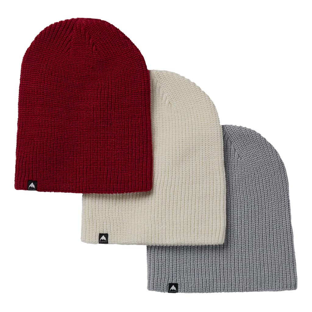 Burton Recycled DND Beanie 3 Pack - Deep Red/Stout White/Silver Sconce