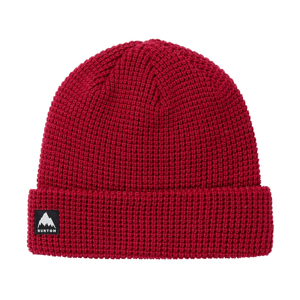 Burton Recycled Waffle Beanie - Deep Red