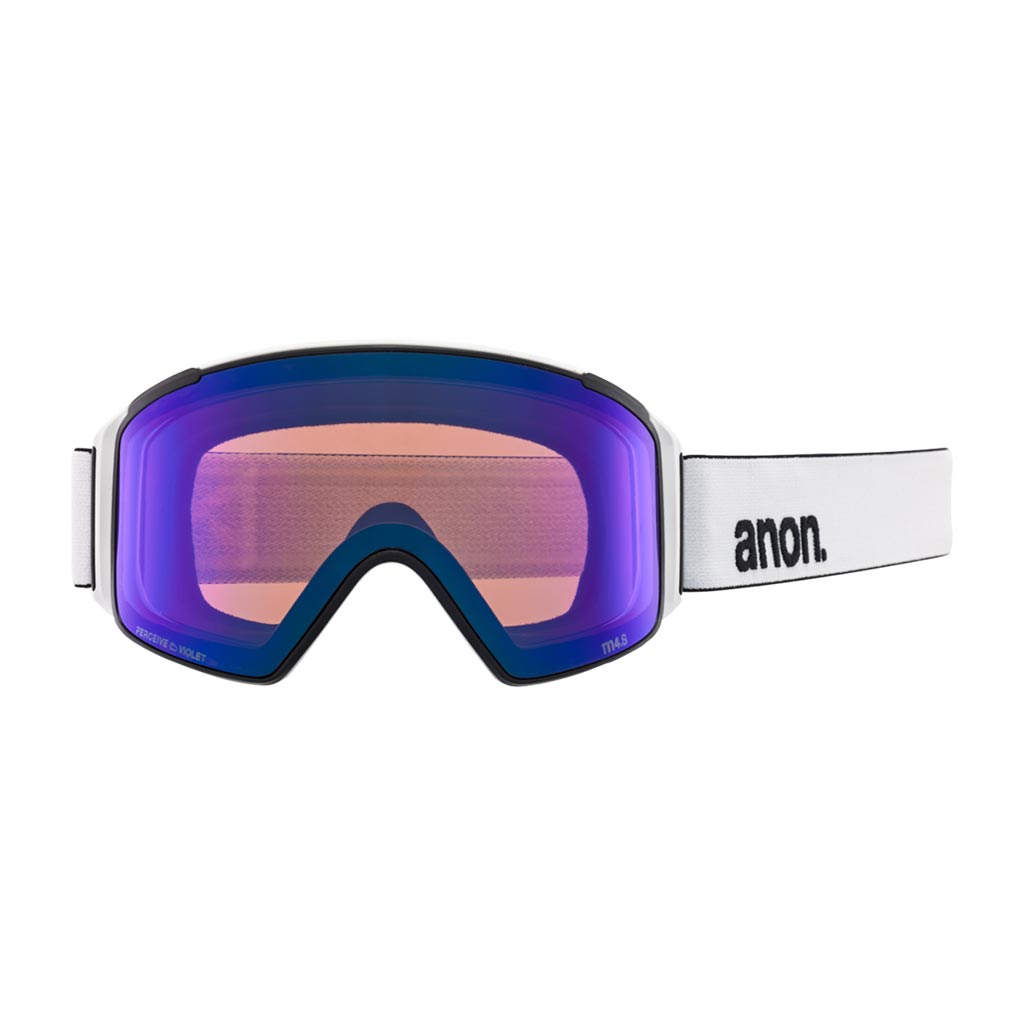 Anon M4S Cylindrical Goggle - White/Sun Onyx