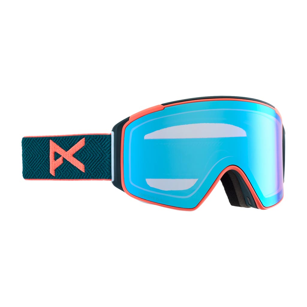 Anon 2025 M4S Cylindrical Goggle - Deep Emerald/Variable Blue