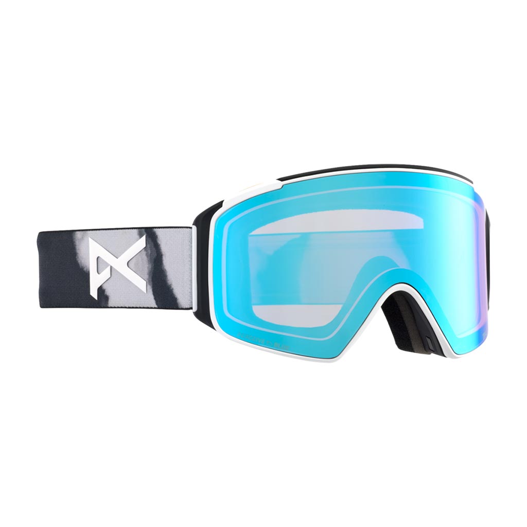 Anon 2025 M4S Cylindrical Goggle - Family Tree/Variable Blue