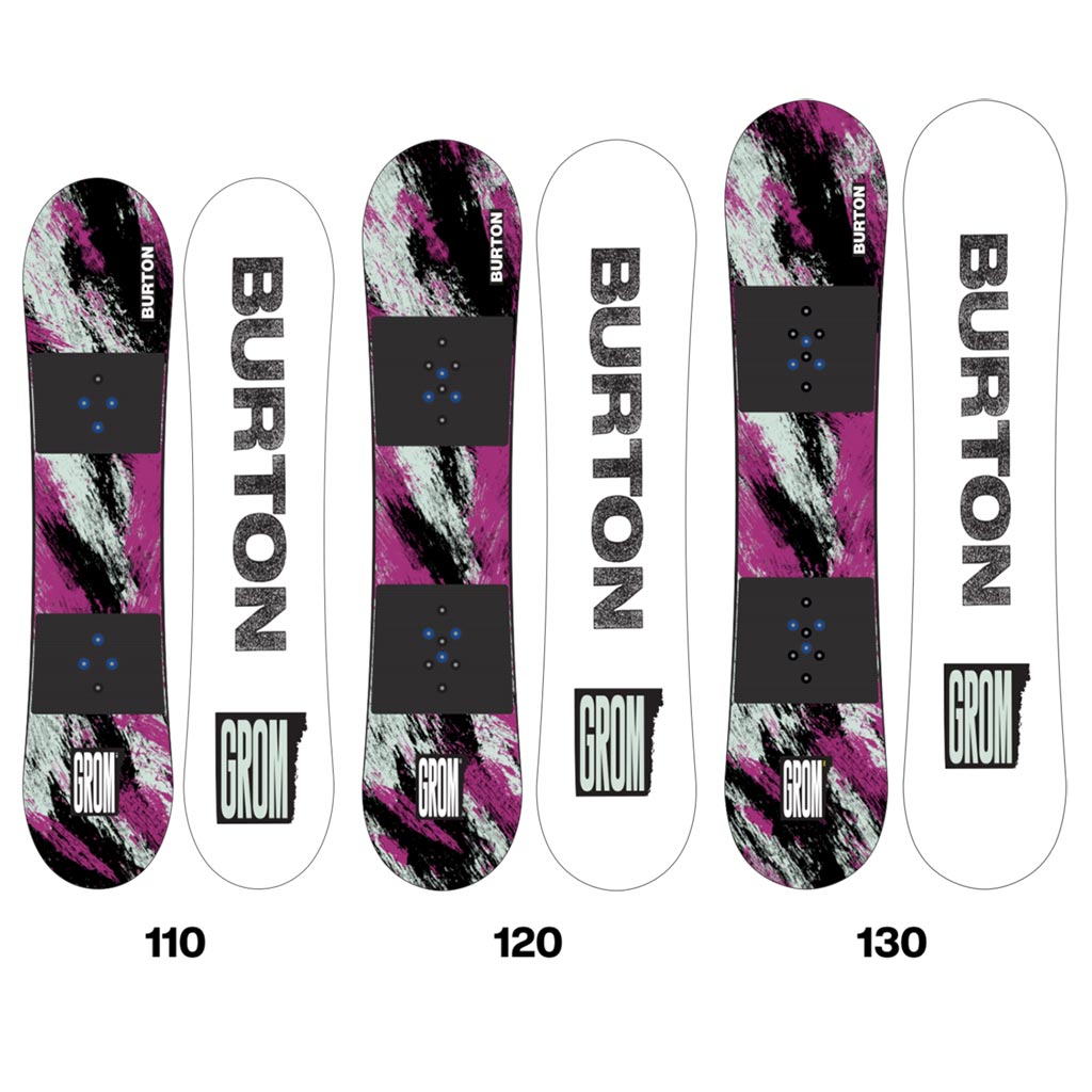 Burton 2025 Grom Snowboard - Purple/Teal