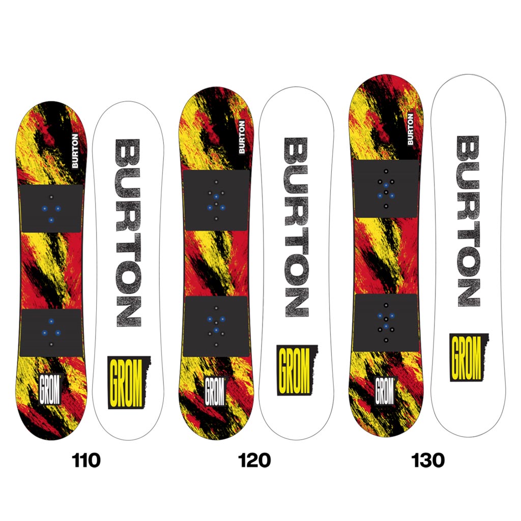 Burton 2025 Grom Snowboard - Ketchup/Mustard