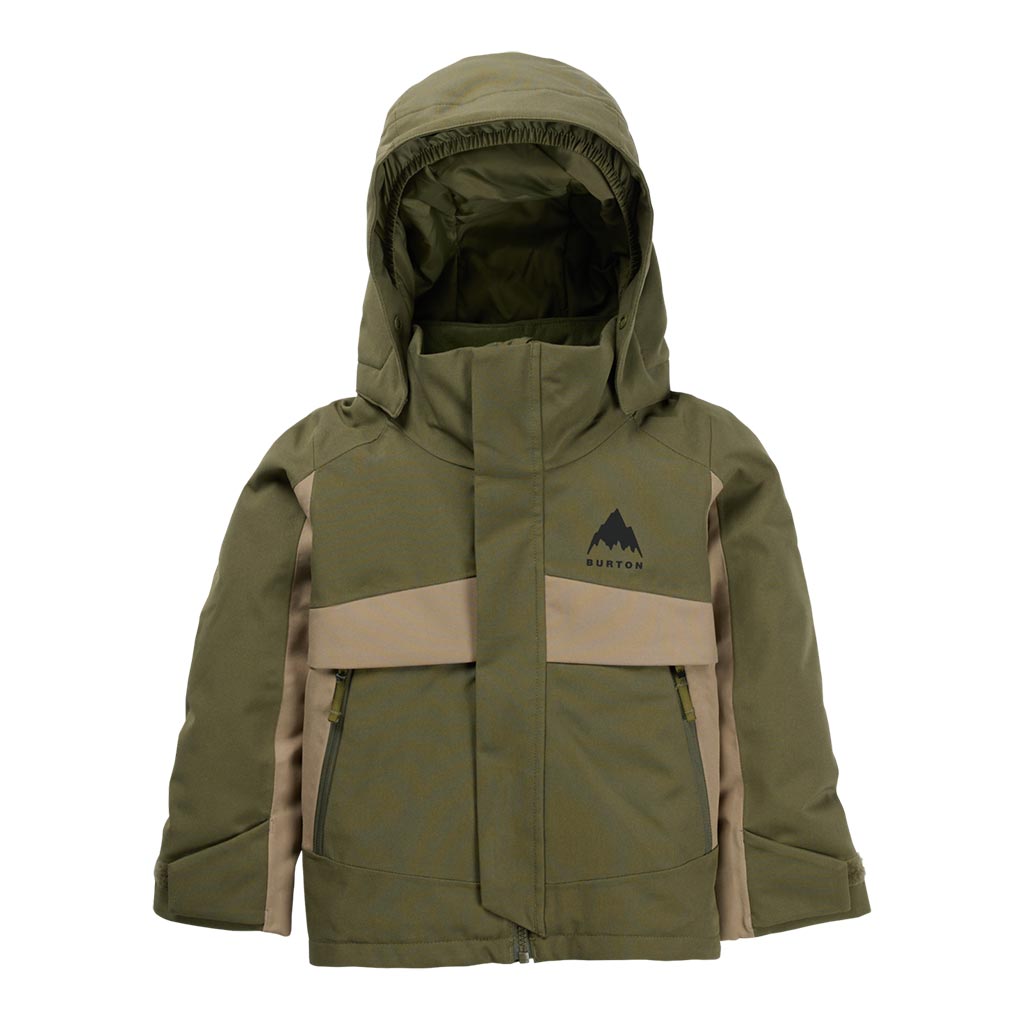 Burton 2025 Kids Ascutney Jacket - Forest Moss/Summit Taupe