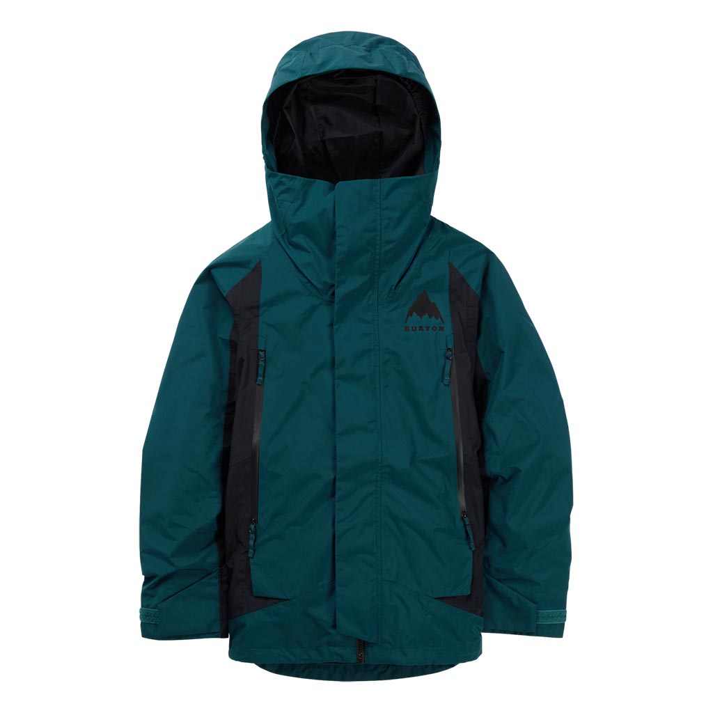 Burton 2025 Kids Gore-Tex Shell Jacket - Deep Emerald/True Black