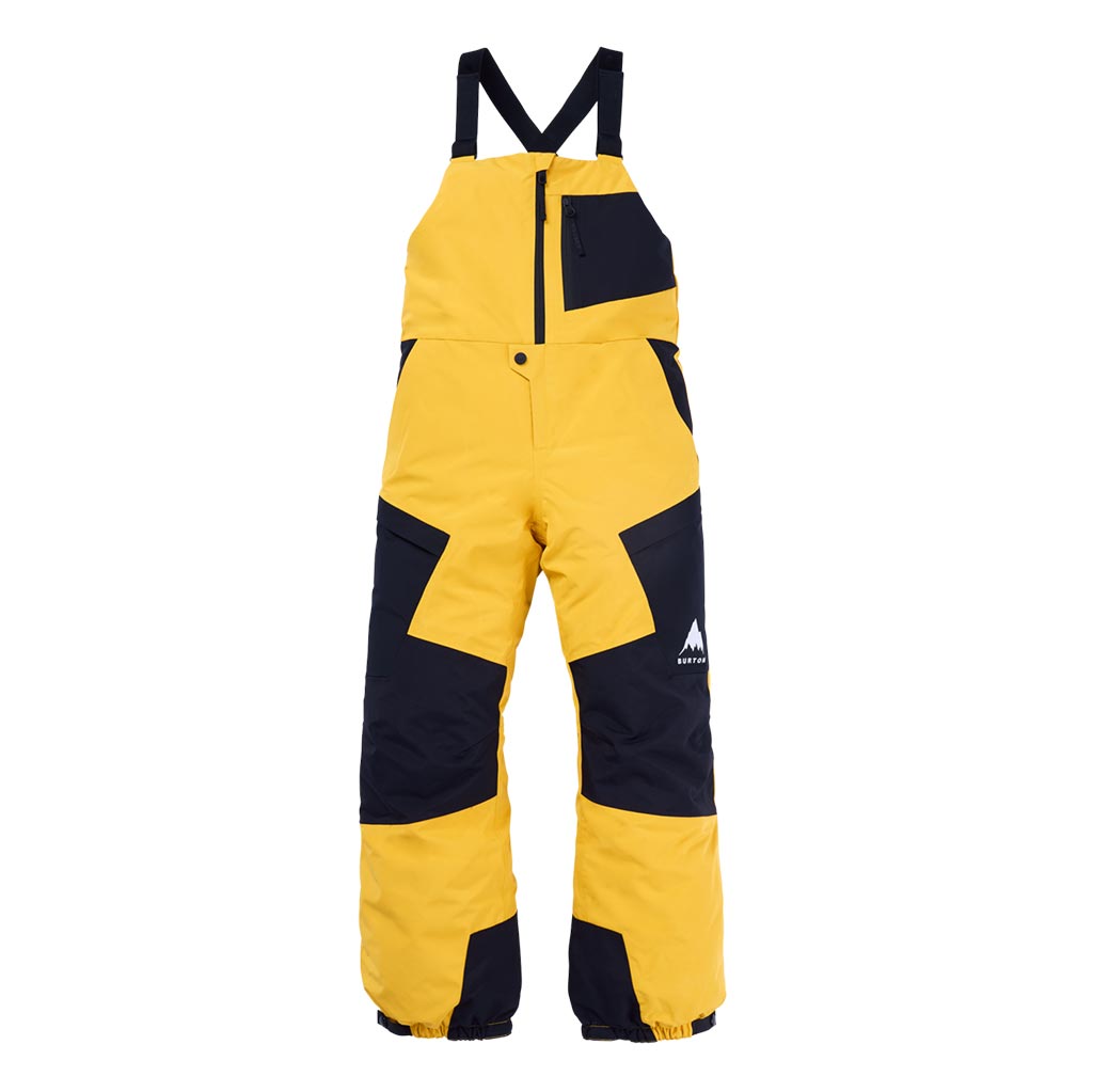 Burton 2025 Kids Gore-Tex Powline Bib Pant - Goldenrod/True Black