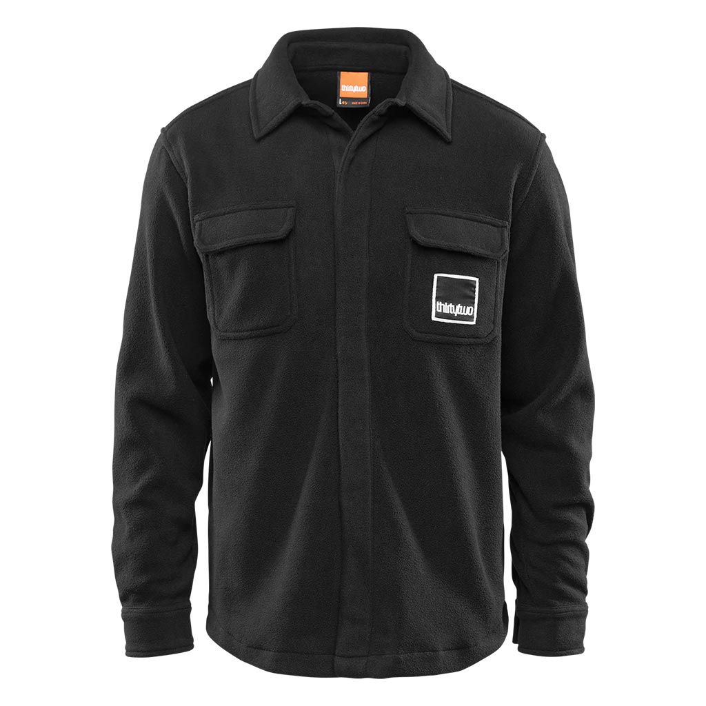 32 2025 Rest Stop Fleece Shirt - Black