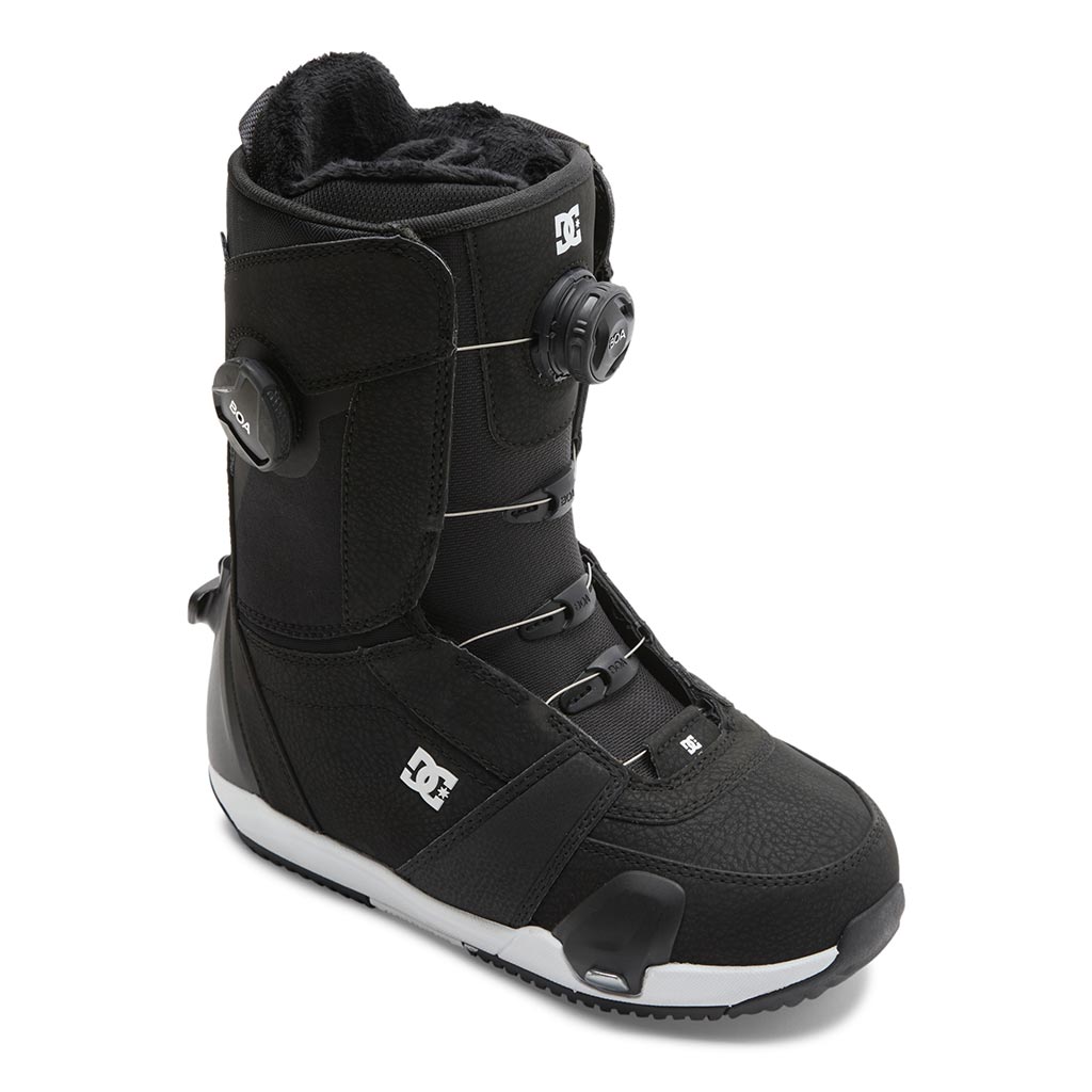 DC 2025 Womens Lotus Step On Boots - Black/White