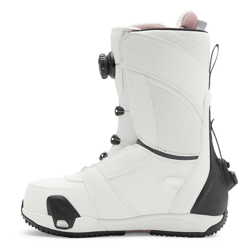 DC 2025 Womens Lotus Step On Boots - Off White/Purple Wine