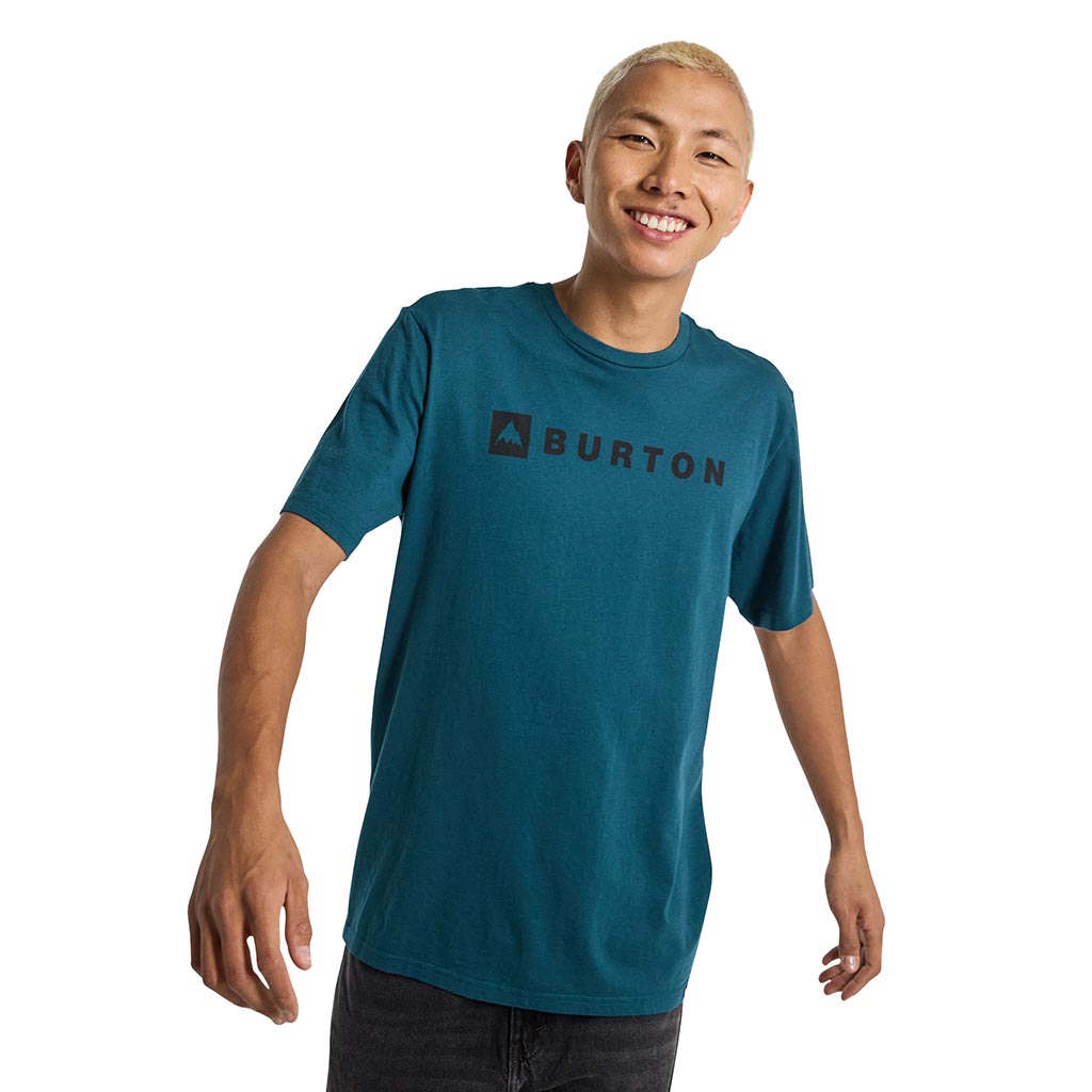 Burton Horizontal Mountain Tee - Deep Emerald