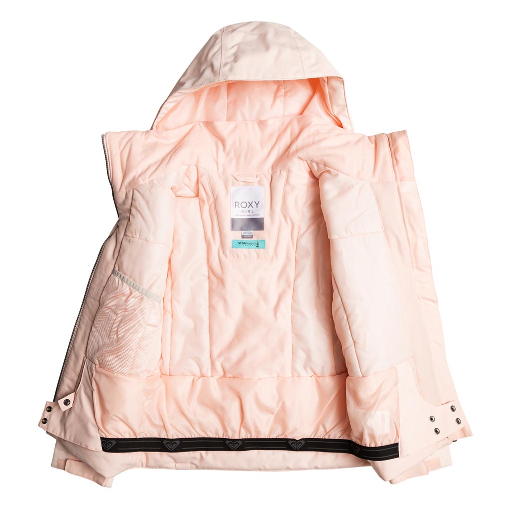 Roxy 2025 Girls Meade Jacket - Pink Salt