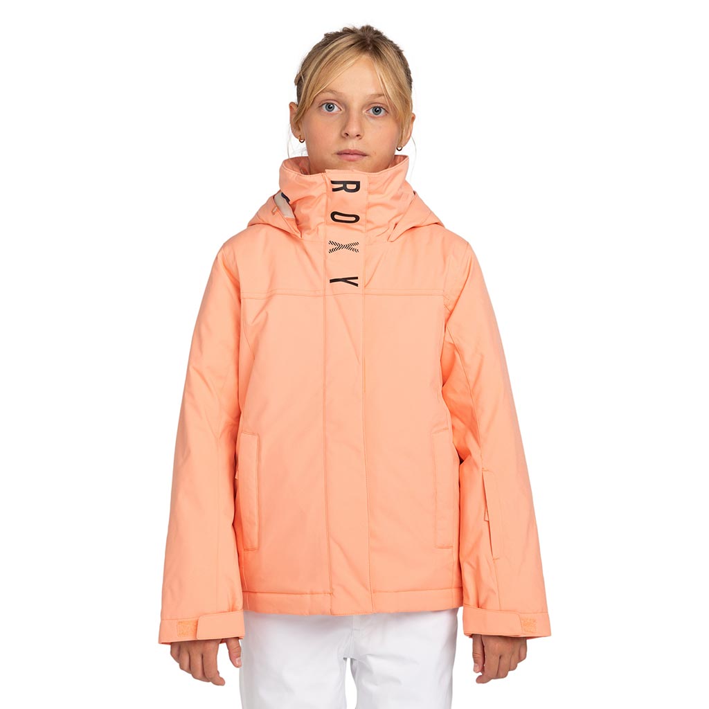 Roxy 2025 Girls Galaxy Jacket - Peach Pink