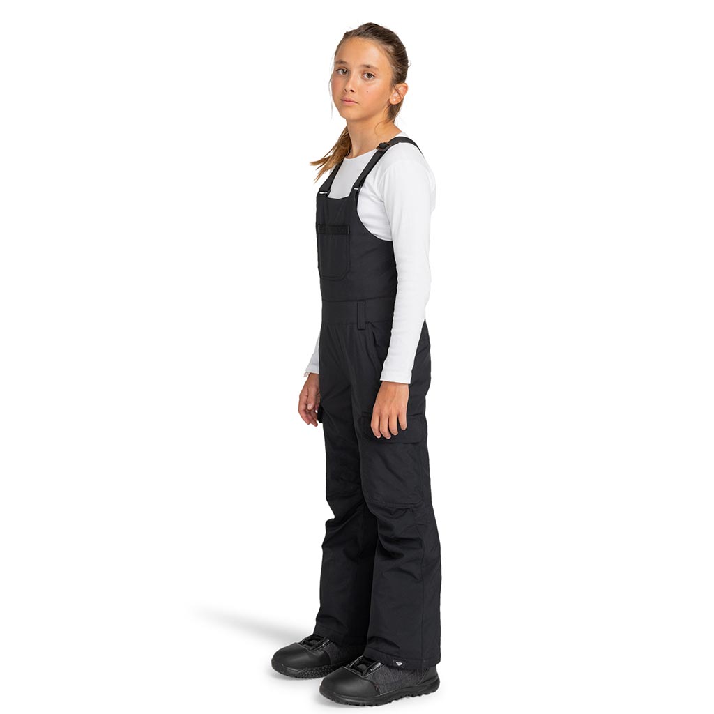 Roxy 2025 Girls Non Stop Bib Pant - True Black