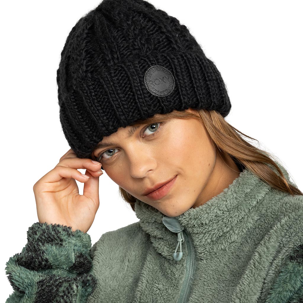 Roxy Tram Beanie - True Black