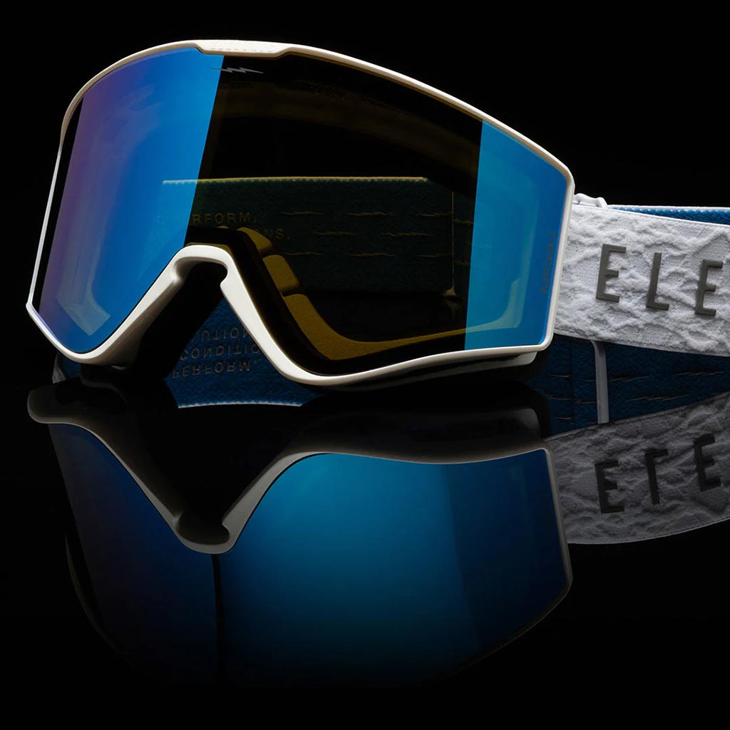 Electric 2024 Kleveland II Goggle + Extra Lens - Matte White Nuron/Moss Blue