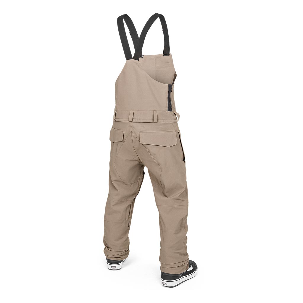 Volcom 2025 Roan Bib Pant - Chestnut Brown