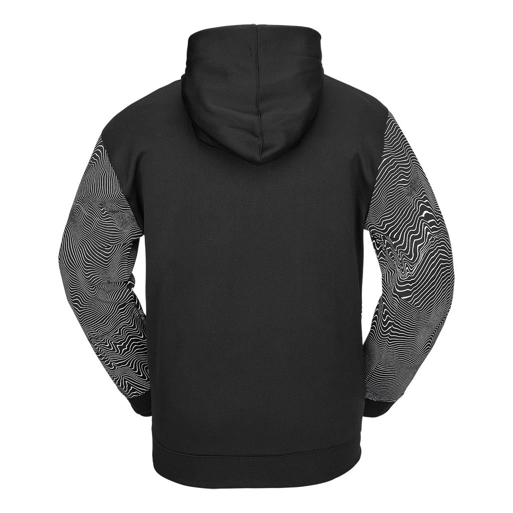 Volcom 2025 Hydro Riding Hoodie - Black Print