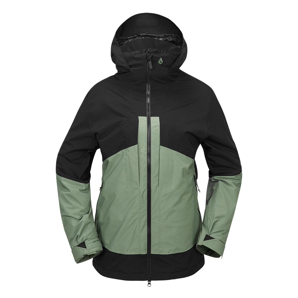 Volcom 2025 Womens AT Stretch Gore-Tex Jacket - Lichen Green