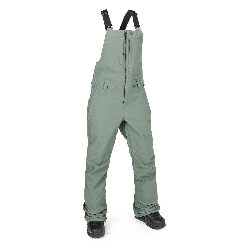 Volcom 2025 Womens Swift Bib Pant - Lichen Green