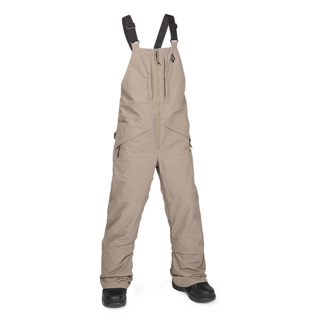 Volcom 2025 Kids Barkley Insulated Bib Pant - Chestnut Brown