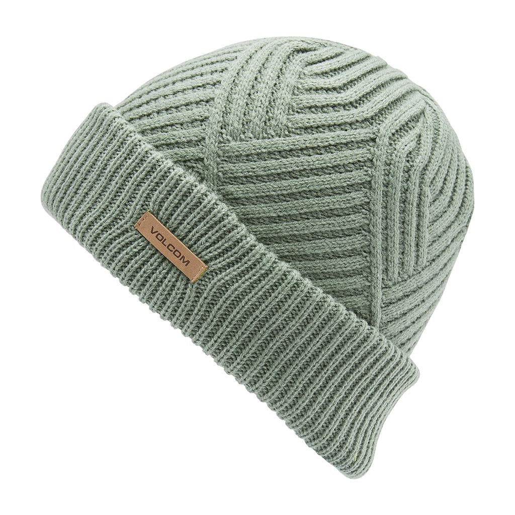 Volcom Stone Knit Beanie - Lichen Green