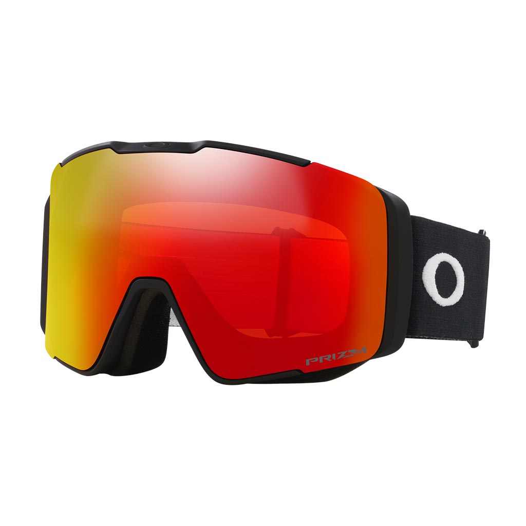 Oakley Line Miner Pro L Asian Fit Goggle + Extra Lens - Black/Torch