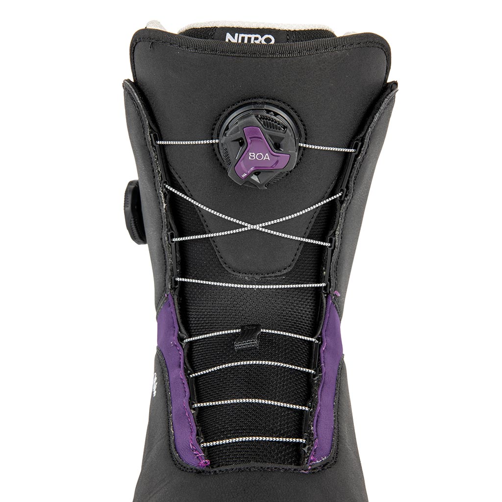 Nitro 2025 Womens Scala Boa Boots - Black/Purple