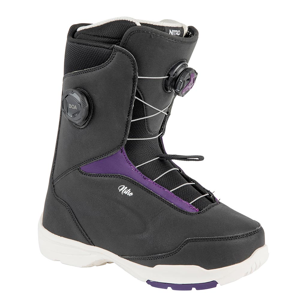 Nitro 2025 Womens Scala Boa Boots - Black/Purple