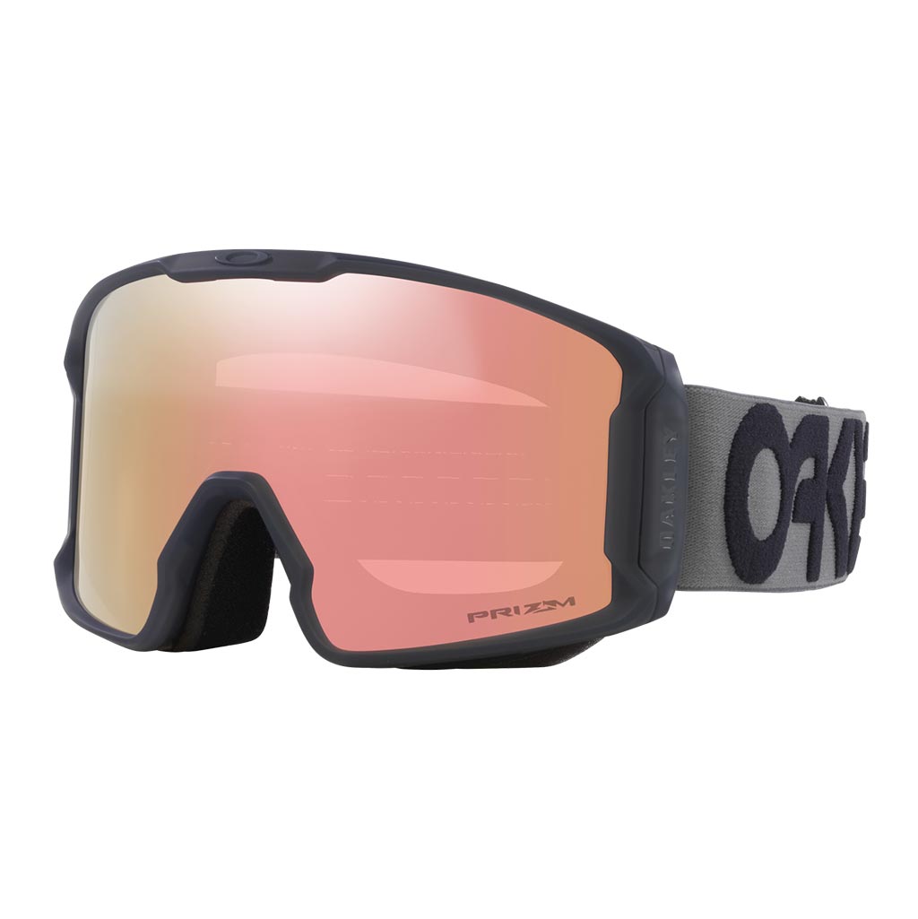 Oakley Line Miner L Prizm Snow Goggle - Forged Iron/Rose Gold