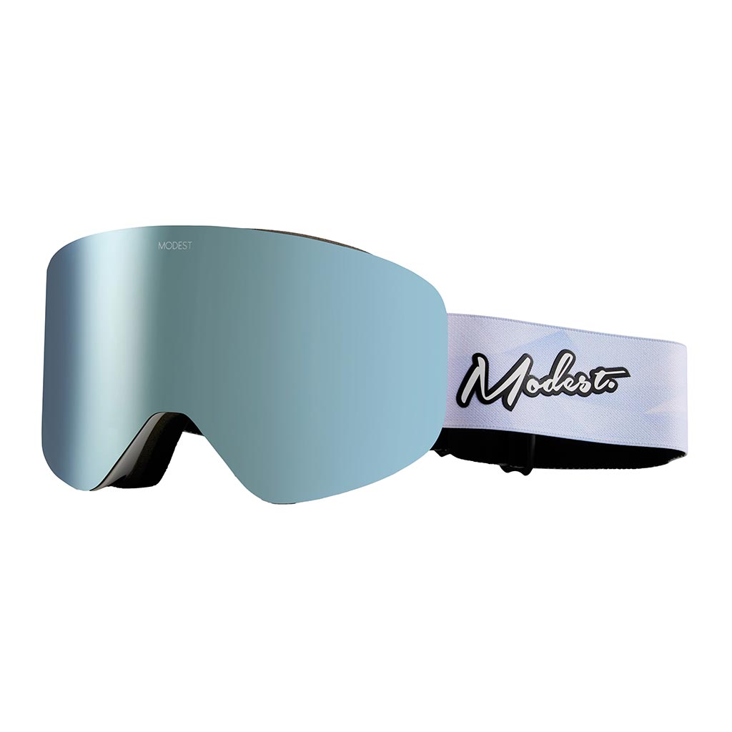 Modest Pulse Snow Goggles - White/Crystal