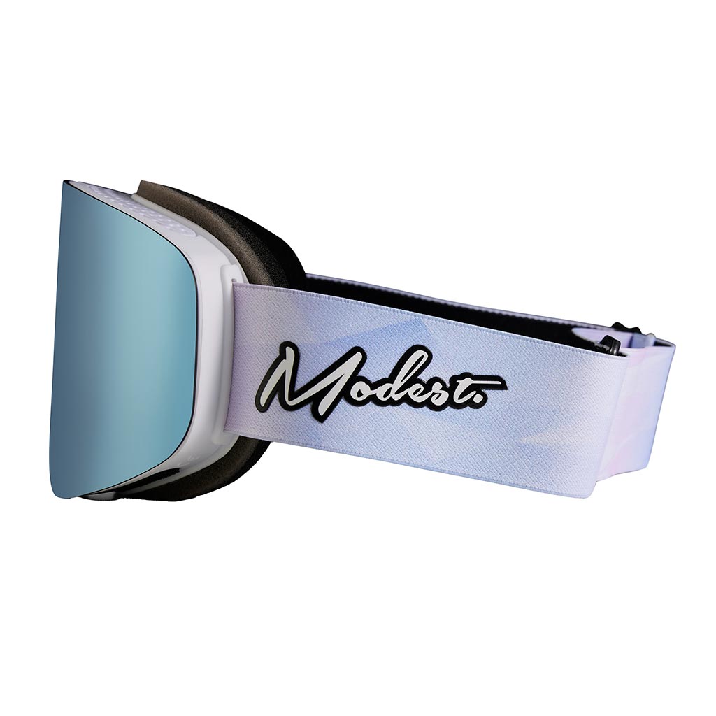 Modest Pulse Snow Goggles - White/Crystal