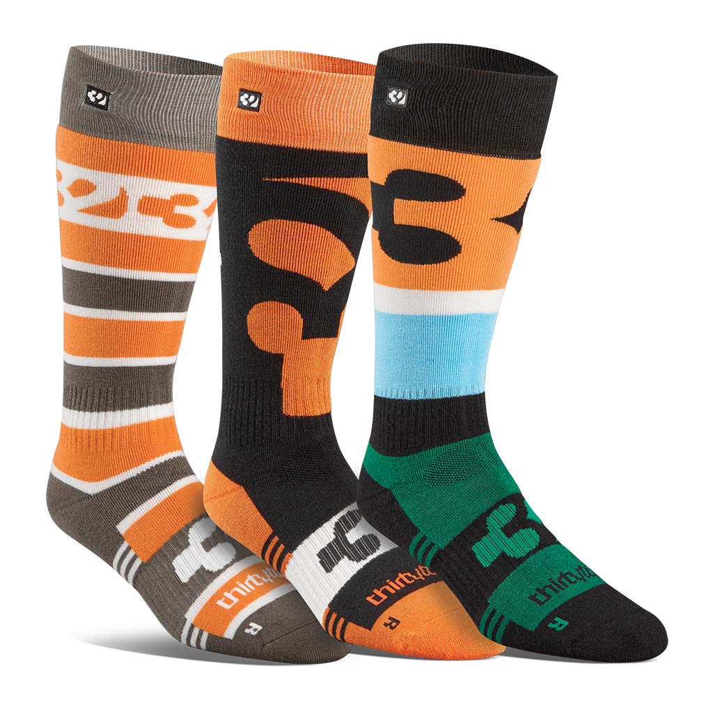 32 2025 Cut Out 3 Pack Sock - Assorted