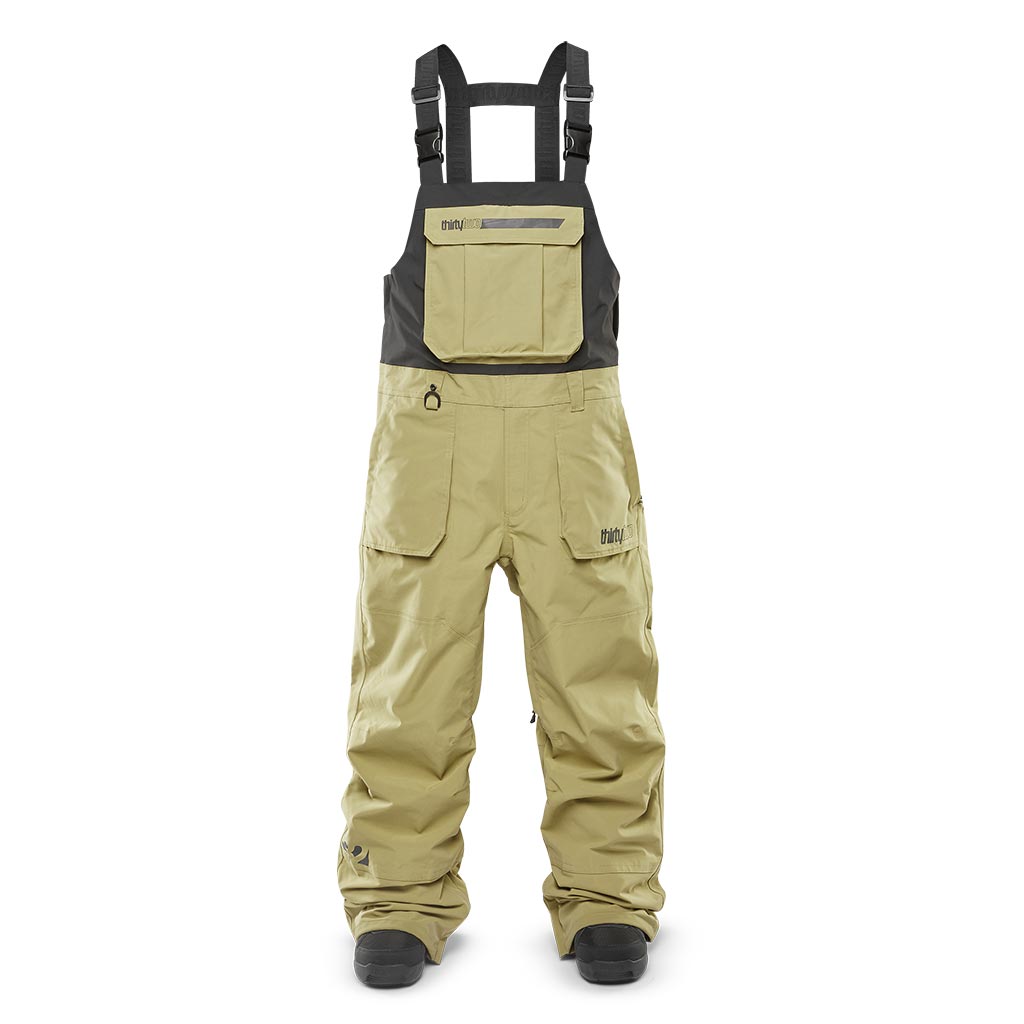 32 2025 Basement Bib Pant - Khaki