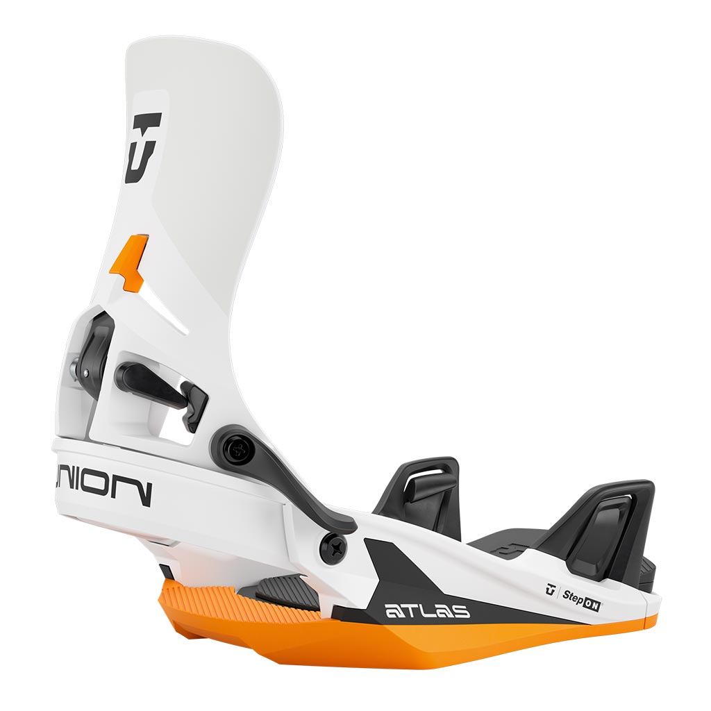 Union 2026 Atlas Step On Binding - White/Orange